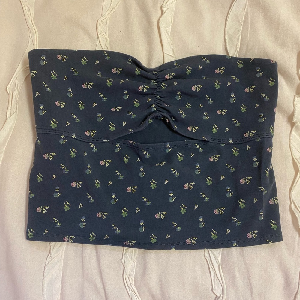 Floral tube top